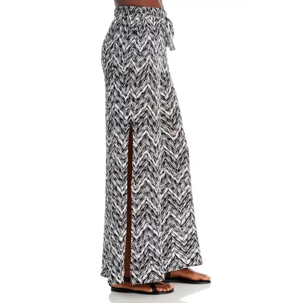 Ramy Brook Taytum Space Dye Chevron Knit Swim Cover Up Pants Size Large - Picture 5 of 12
